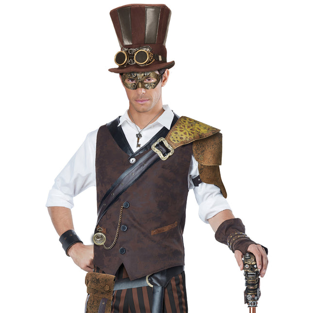 Steampunk Augenmaske Kupfer