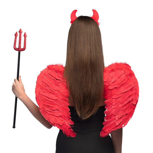 Halloween Accessoires Set Ladies Devil 3 Stück