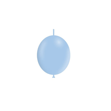 Blaue Knopfballons 15cm 100Stk