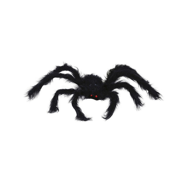 Schwarze Fake Spinne 50cm