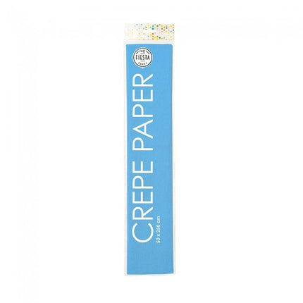 Krepppapier Hellblau 50cm 2.5m