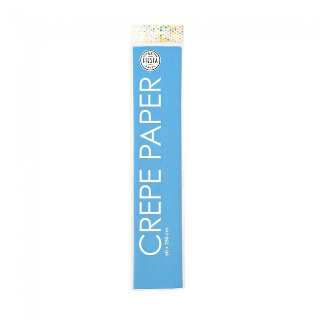 Krepppapier Hellblau 50cm 2.5m