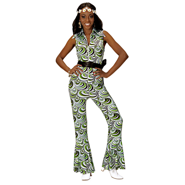 Disco 70S Jumpsuit Damen