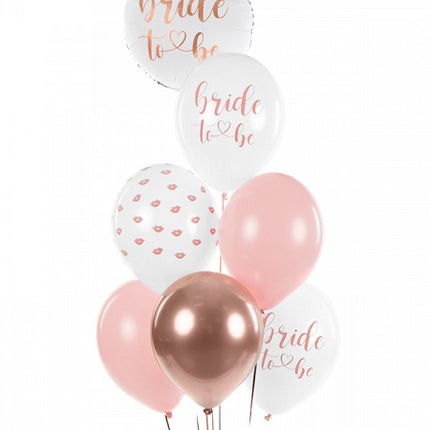 Ballons Bride To Be Mix 30cm 6pcs