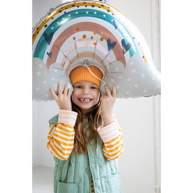 Regenbogen Helium Ballon Leer 68cm