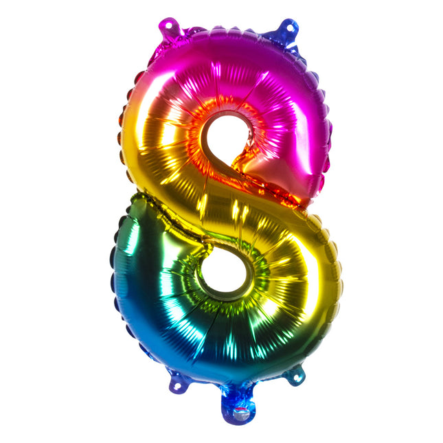 Regenbogen Figur Ballon 8 Jahre 36cm