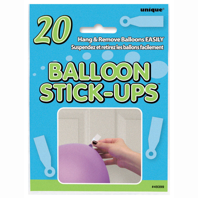 Ballon Aufkleber 16cm 20Stück