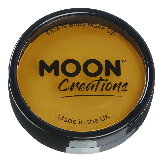 Moon Creations Pro Face Paint Kuchentöpfe Senf 36g