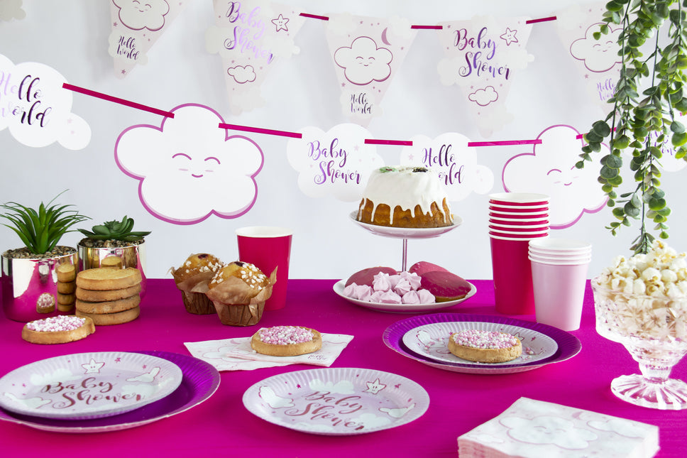 Baby Shower Girl Girlanden 4m