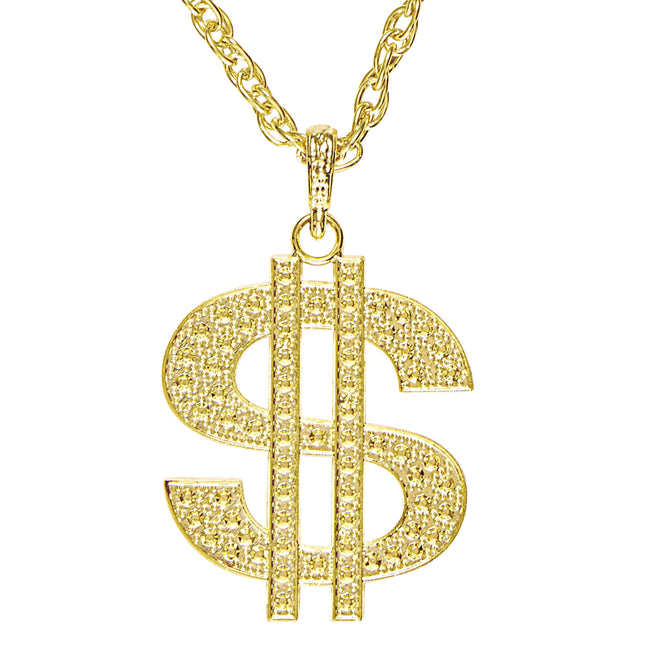 Gold Halskette Dollar Strass