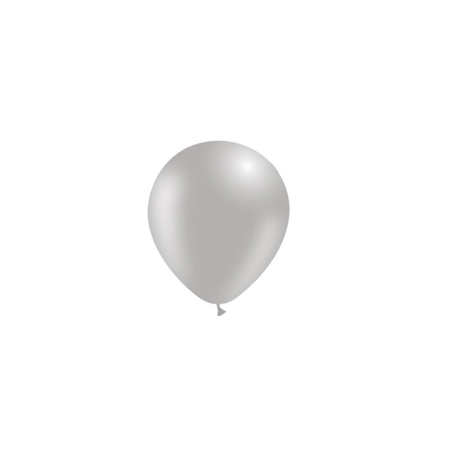 Graue Ballons 14cm 100Stk