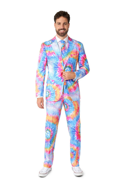 Regenbogen Hippie 60s Anzug Männer OppoSuits