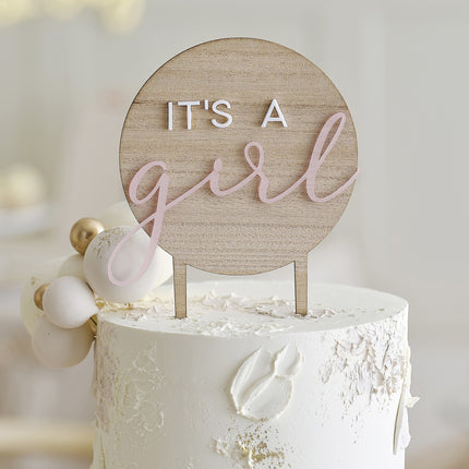 Baby Shower Cake Topper It's A Girl