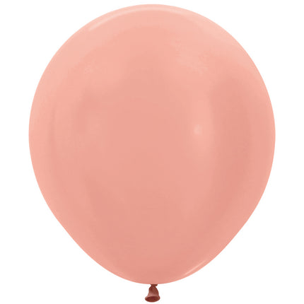 Ballons Metallic Rose Gold 45cm 25Stk