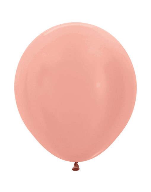 Ballons Metallic Rose Gold 45cm 25Stk