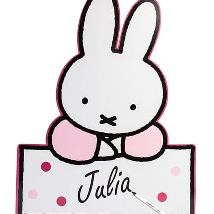 Miffy Türschild Hellrosa 60cm