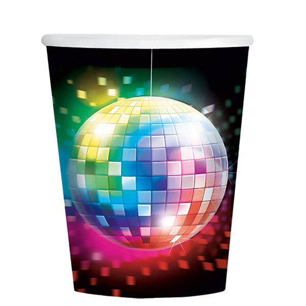 Disco Becher Pappe 266ml 8St.