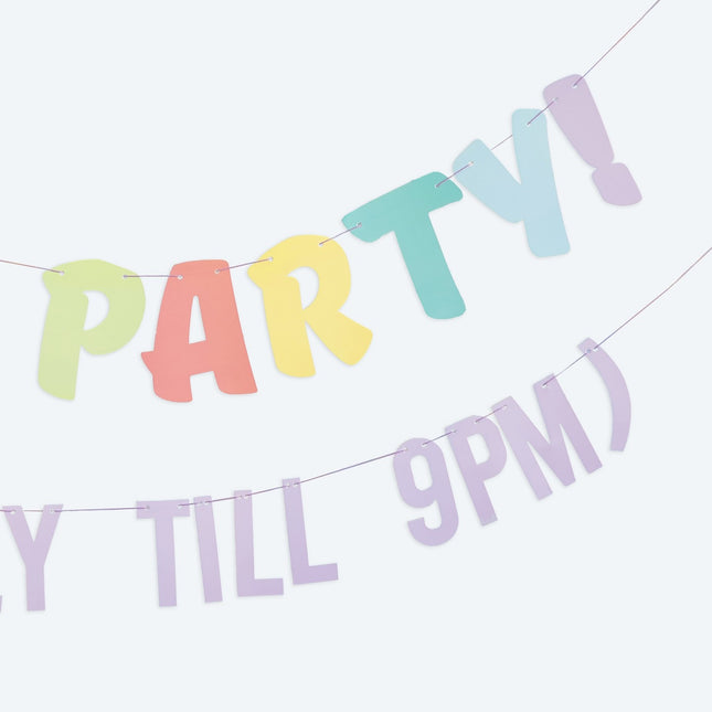 Bunte Girlande Let's Party! 2m