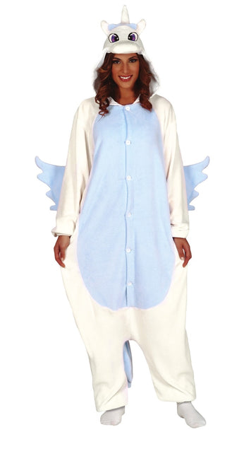 Einhorn Onesie Blau L