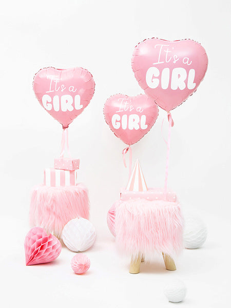 Helium Ballon Herz It's A Girl Empty 45cm