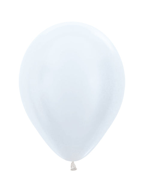 Ballons Perlweiß 25cm 100Stk