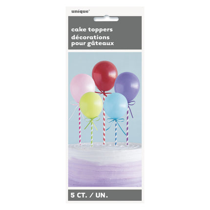 Tortenaufleger Ballons 32,1cm 5Stk.