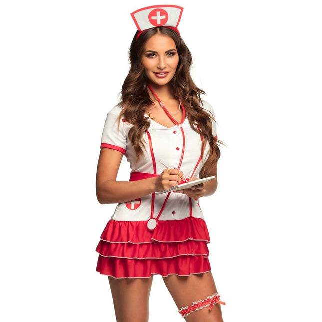 Krankenschwester Kostüm Set 3 Stück