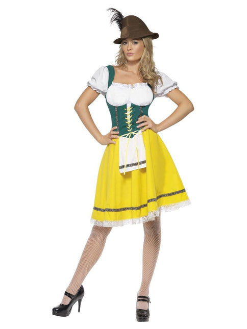 Dirndlkleid Oktoberfest Gelb