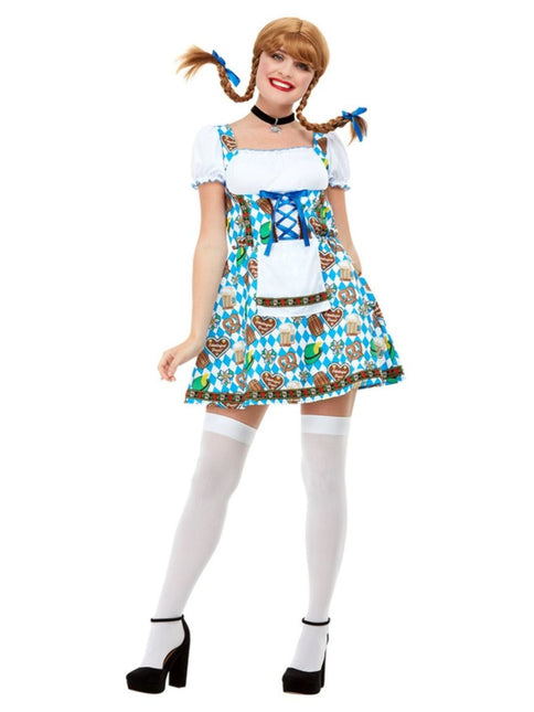 Dirndlkleid Oktoberfest Brezeln