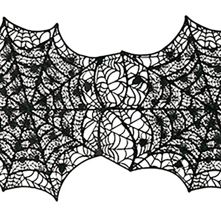 Halloween Tischläufer Spinnennetz 1,36m