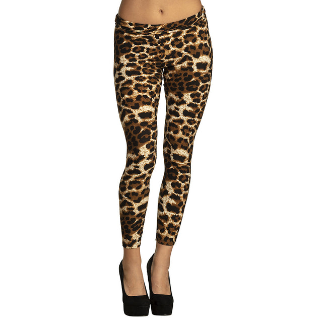 Leoparden-Leggings M