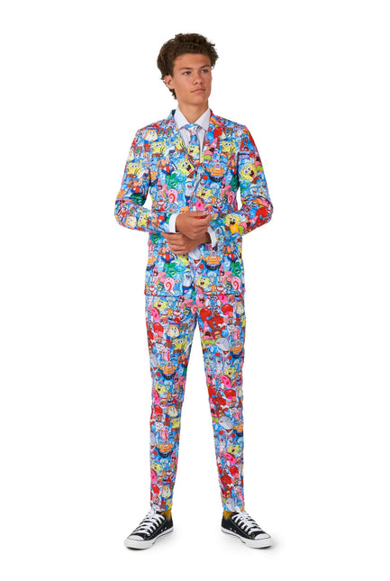 SpongeBob Frenzy Anzug Junge Teen OppoSuits