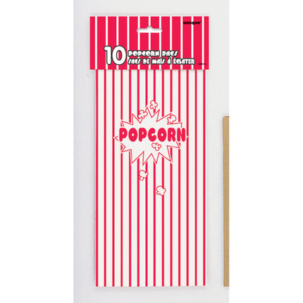 Popcorn-Tüten 25,4 cm 10 Stück