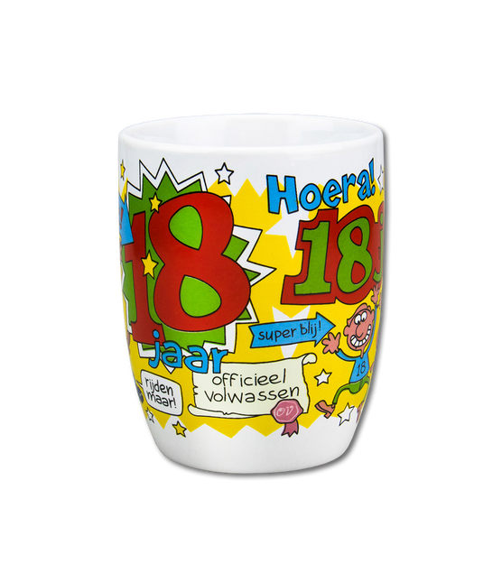 Becher 18 Jahre 12cm