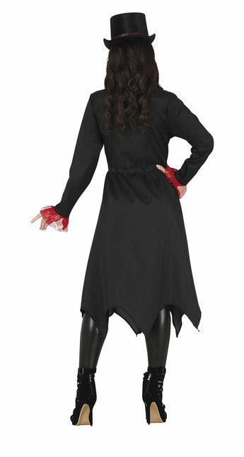 Gothic Halloween Kostüm Damen Rot