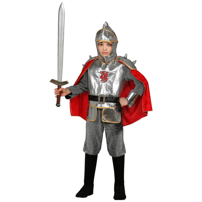 Junge Ritter Kostüm mit Rüstung