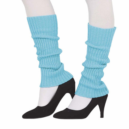 Blaue Legwarmers Neon