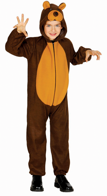 Bär Onesie Kind Braun