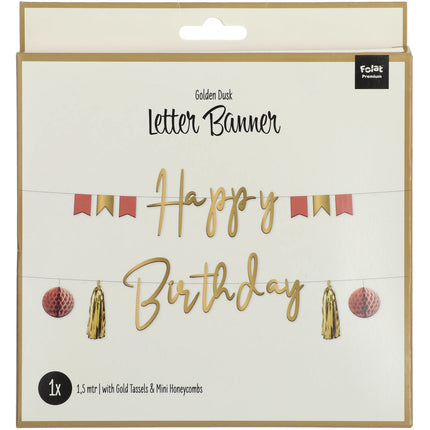 Herzlichen Glückwunsch zum Geburtstag Letterslinger Golden Dusk 1.5m