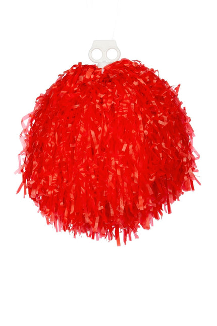 Rote Pompons Cheerleader