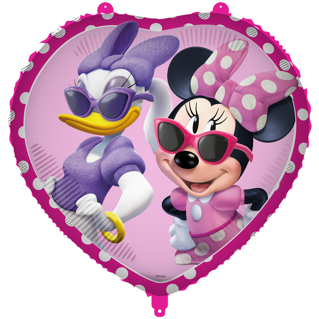 Minnie Mouse Helium Ballon Herz Leer 46cm