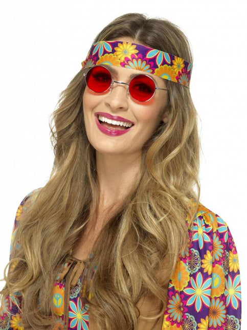 Hippie-Brille Rot