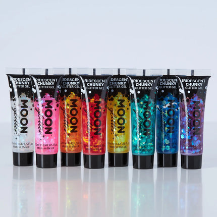 Moon Glitter Iridescent Chunky Glitter Gel Grün 12ml