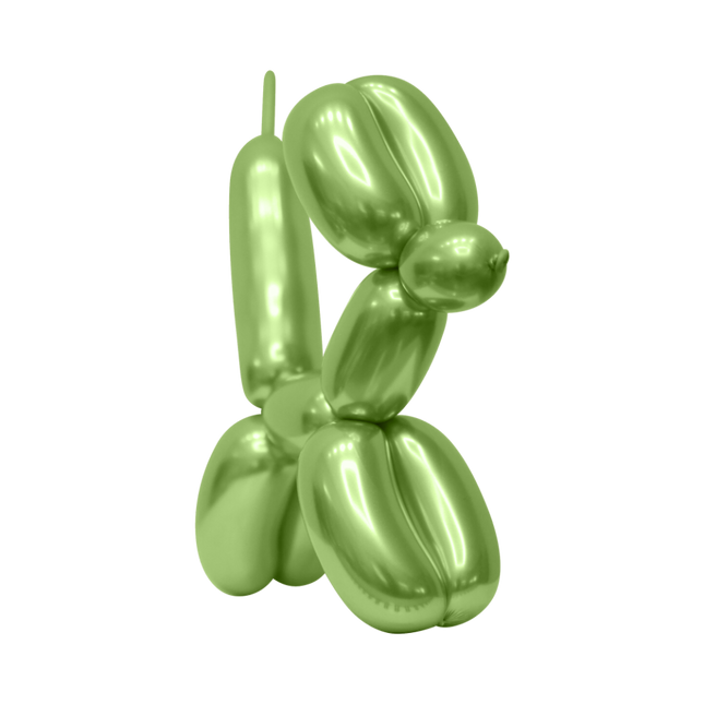 Grüne Modellierballons 100 Stck.