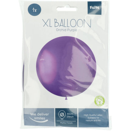 Lila Ballon Orchidee Lila 80cm