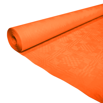 Papier Tischtuch Orange 8m