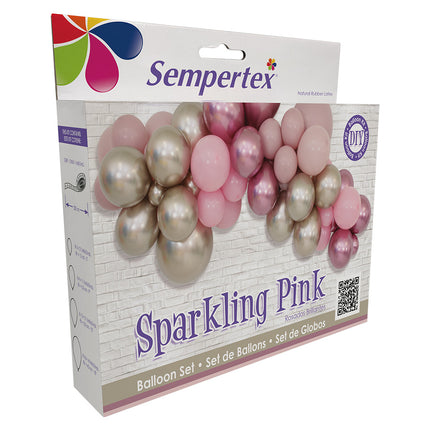 Ballons DIY Ballon Kit Sparkling Pink