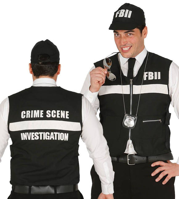 FBI Weste und Mütze