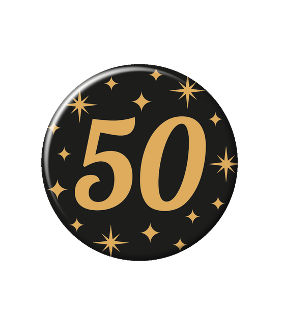 50 Jahre Button