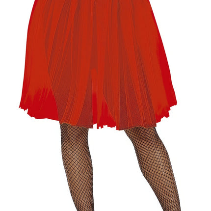 Rotes Tutu Damen 60cm